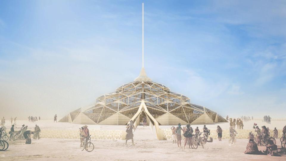 Burning Man tempel